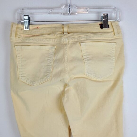 Angry Rabbit 29 Yellow Jeans Skinny Ankle Stretch Denim - Picture 6 of 10